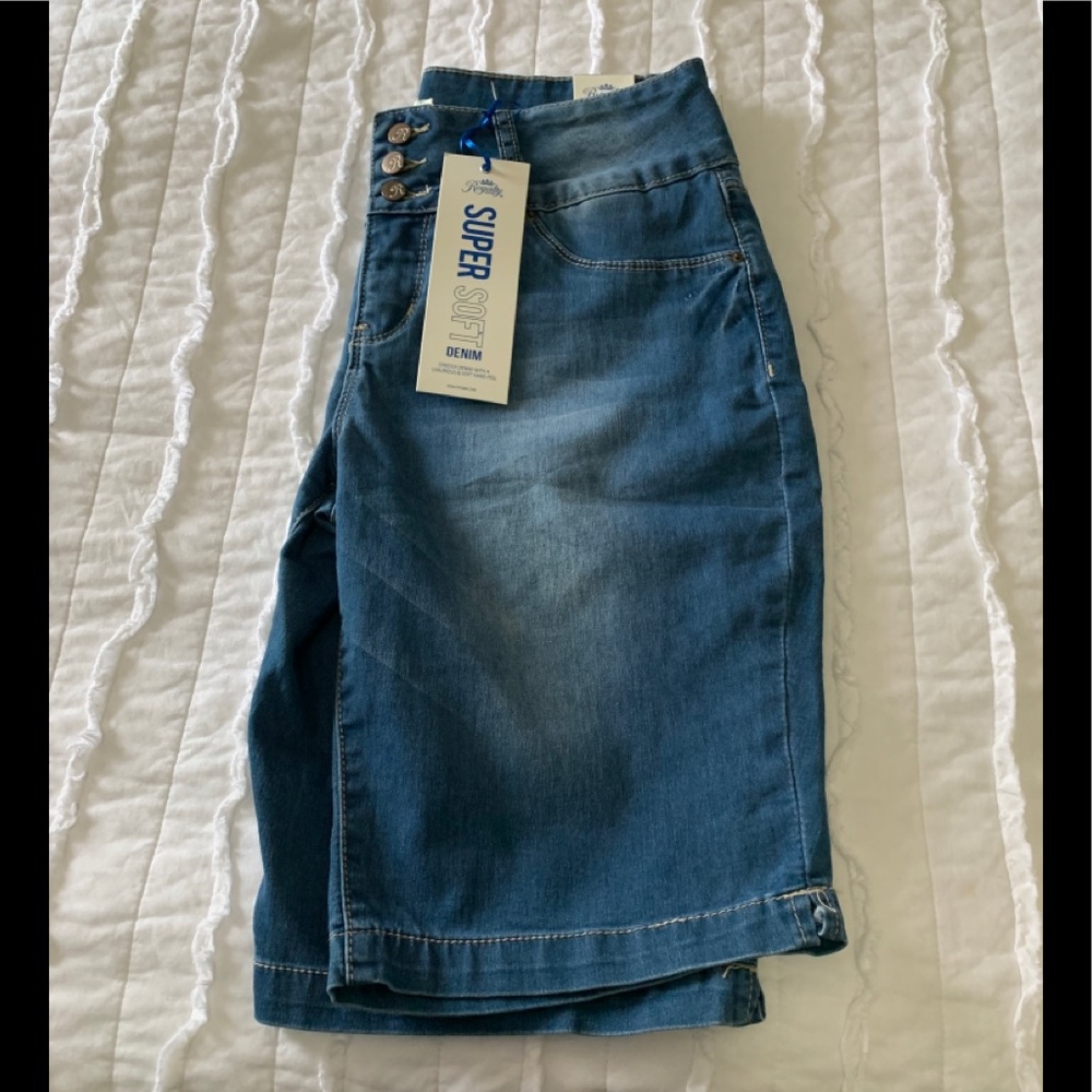 Royalty Denim Bermuda Shorts